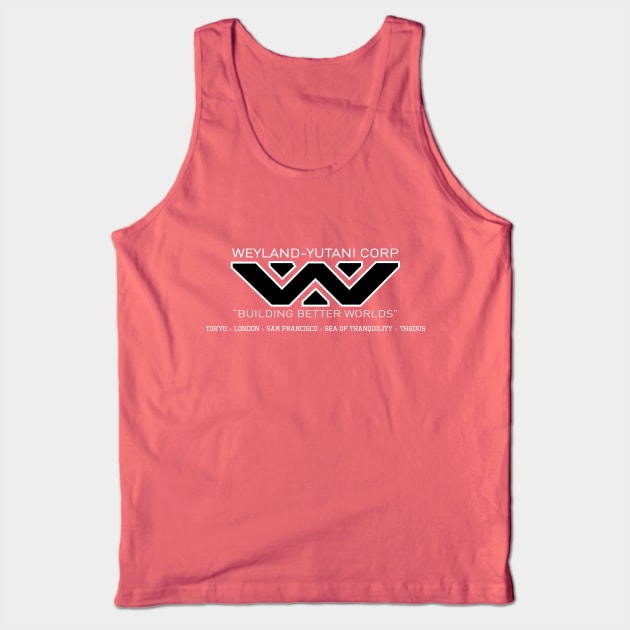 Weyland Yutani Locations Tank Top by BishopCras